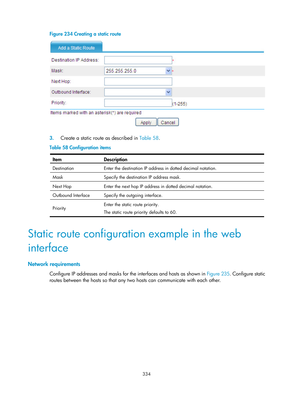 Network requirements | H3C Technologies H3C SecPath F1000-E User Manual | Page 359 / 967
