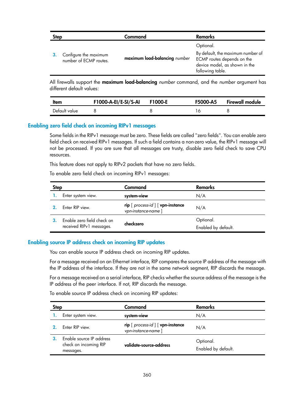 H3C Technologies H3C SecPath F1000-E User Manual | Page 385 / 967