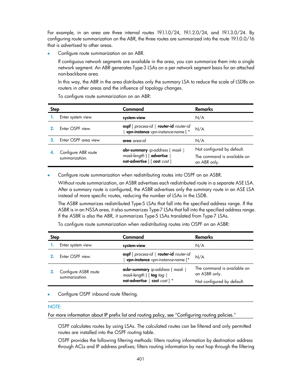 H3C Technologies H3C SecPath F1000-E User Manual | Page 426 / 967