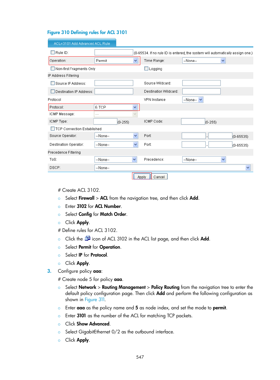 H3C Technologies H3C SecPath F1000-E User Manual | Page 572 / 967