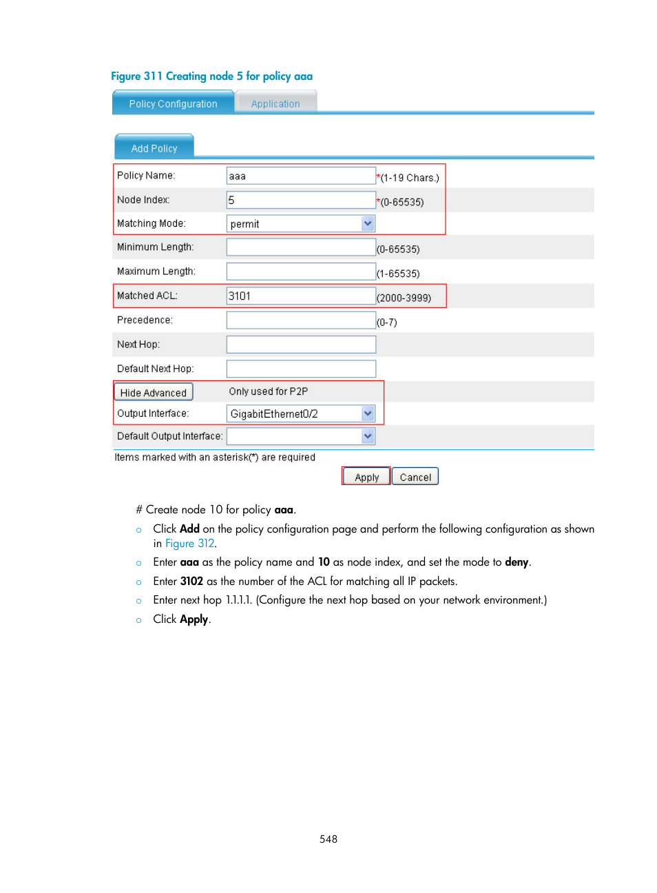 H3C Technologies H3C SecPath F1000-E User Manual | Page 573 / 967