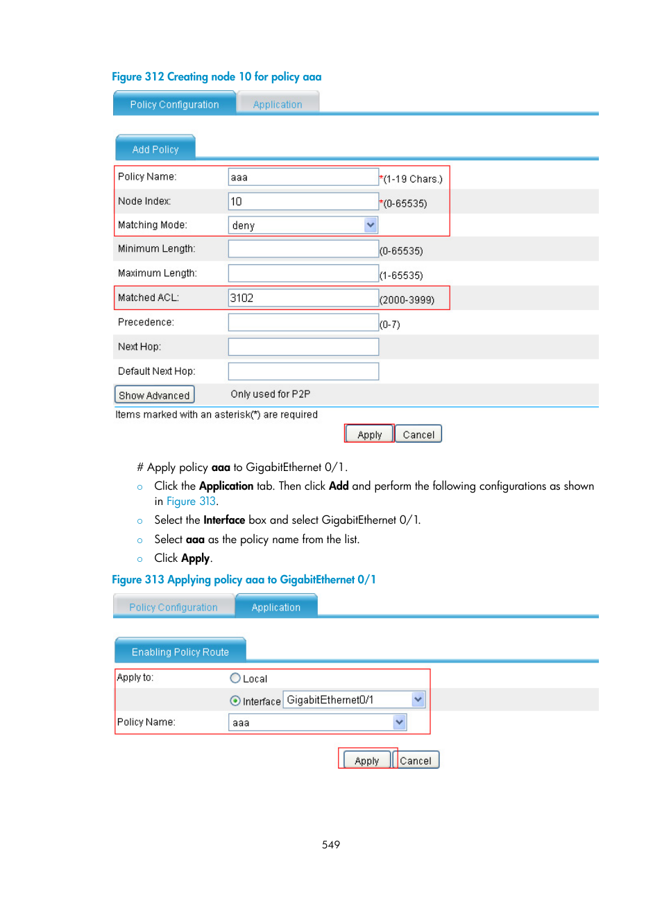 H3C Technologies H3C SecPath F1000-E User Manual | Page 574 / 967