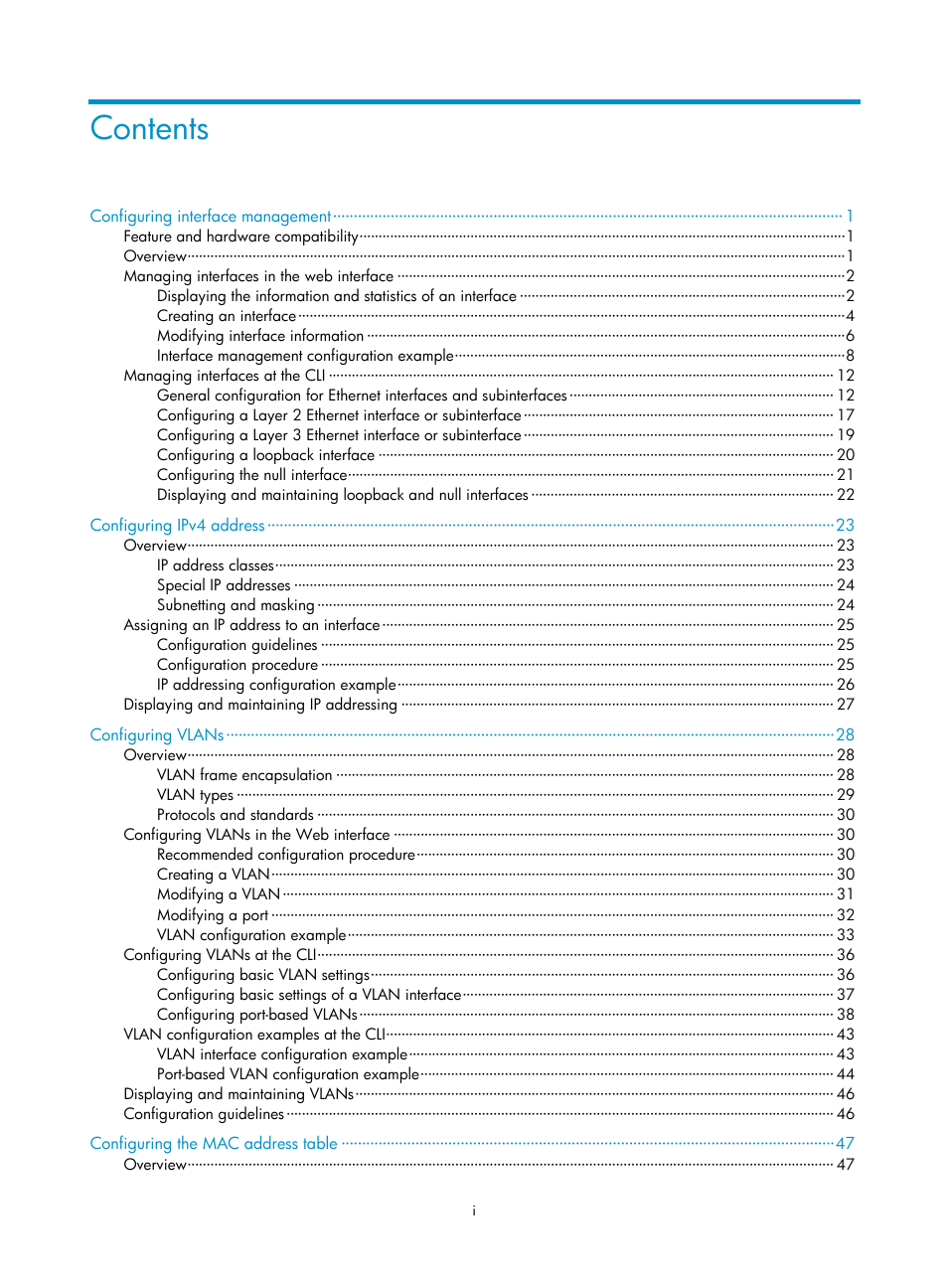 H3C Technologies H3C SecPath F1000-E User Manual | Page 6 / 967