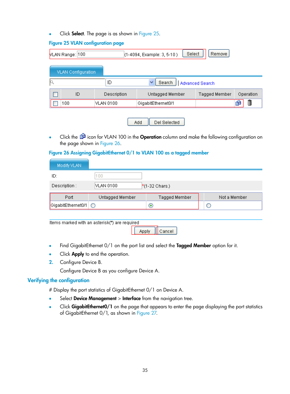 Verifying the configuration | H3C Technologies H3C SecPath F1000-E User Manual | Page 60 / 967