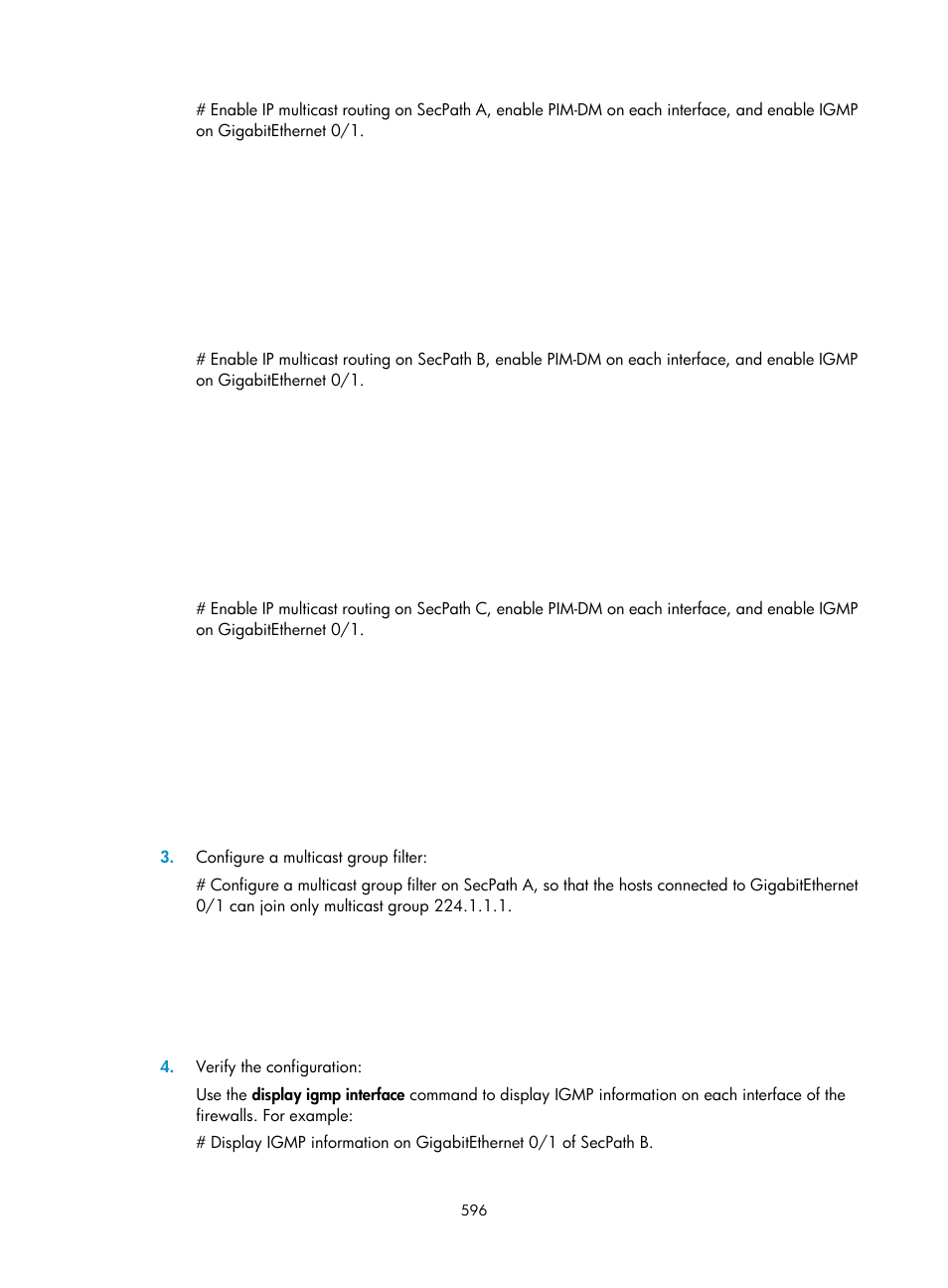 H3C Technologies H3C SecPath F1000-E User Manual | Page 621 / 967