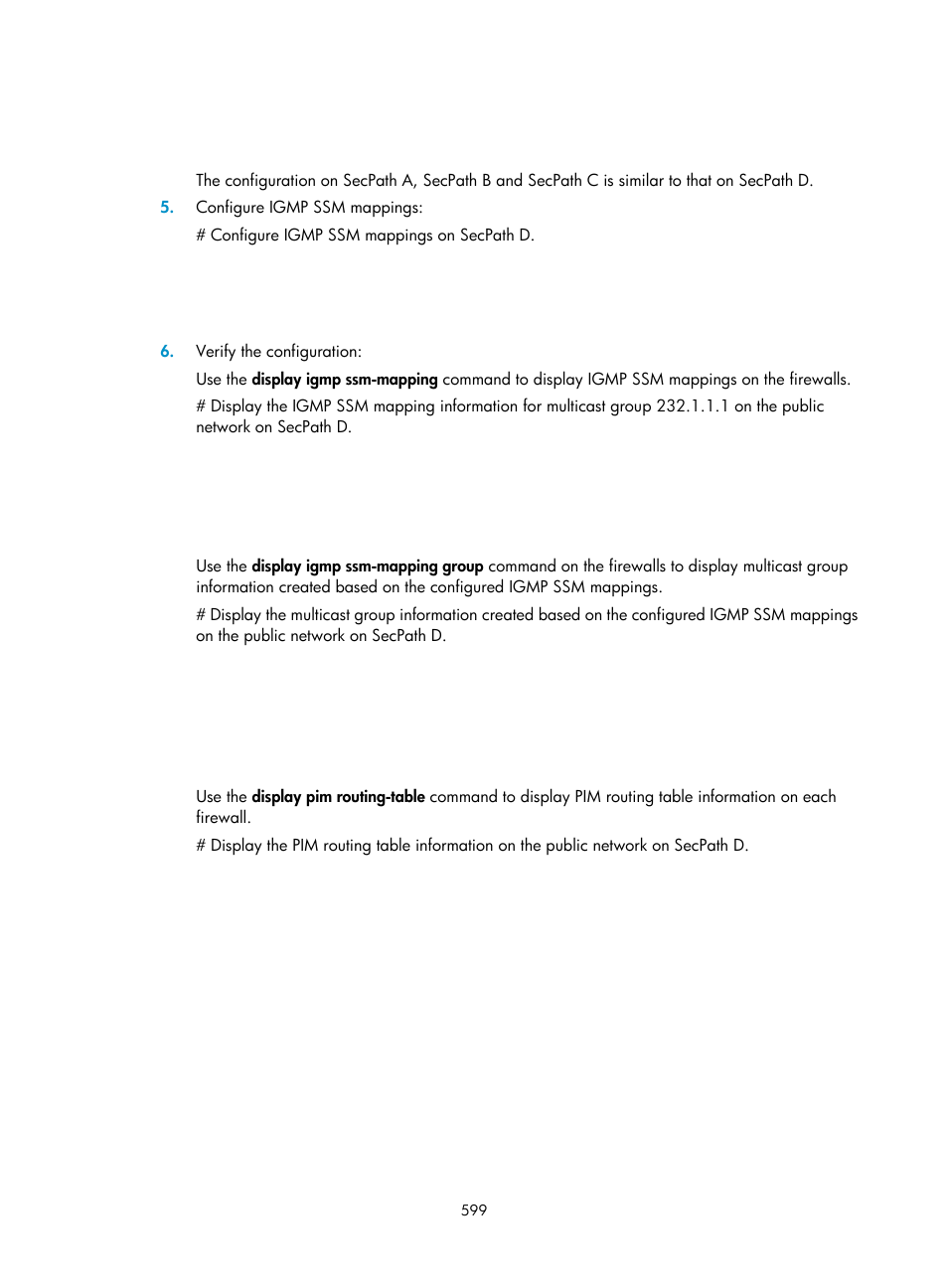 H3C Technologies H3C SecPath F1000-E User Manual | Page 624 / 967