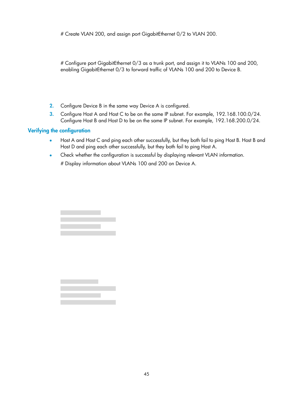 Verifying the configuration | H3C Technologies H3C SecPath F1000-E User Manual | Page 70 / 967