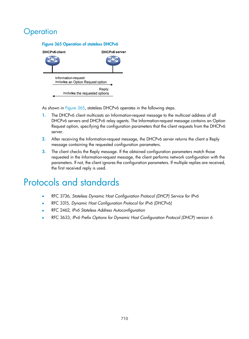 Operation, Protocols and standards | H3C Technologies H3C SecPath F1000-E User Manual | Page 735 / 967