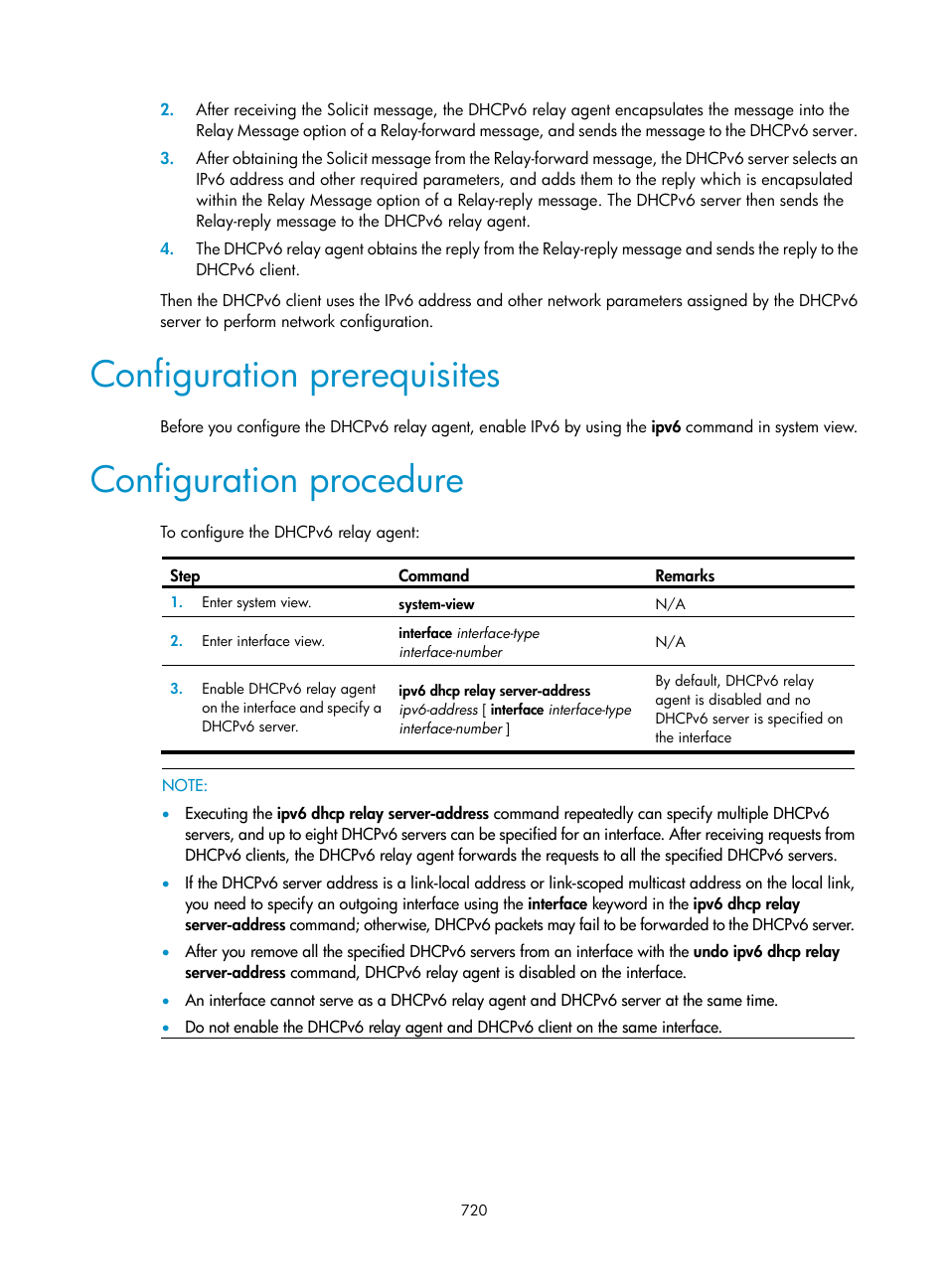 Configuration prerequisites, Configuration procedure | H3C Technologies H3C SecPath F1000-E User Manual | Page 745 / 967