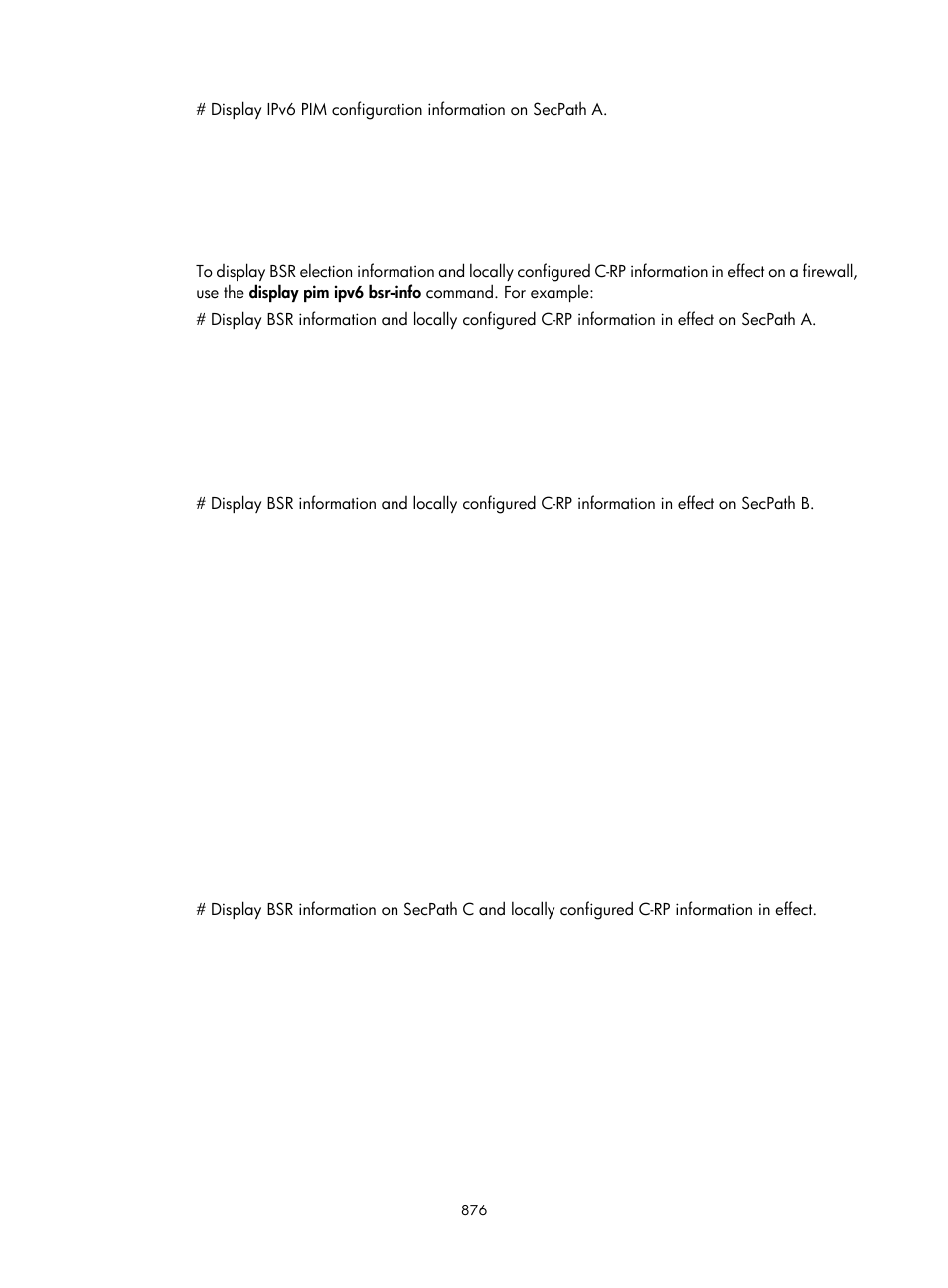 H3C Technologies H3C SecPath F1000-E User Manual | Page 901 / 967