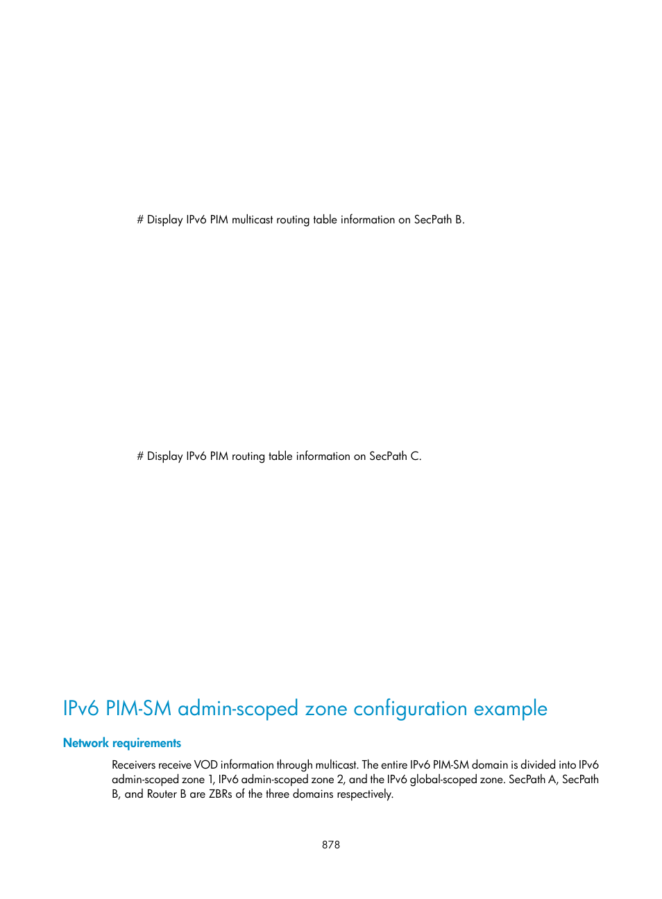 Network requirements | H3C Technologies H3C SecPath F1000-E User Manual | Page 903 / 967