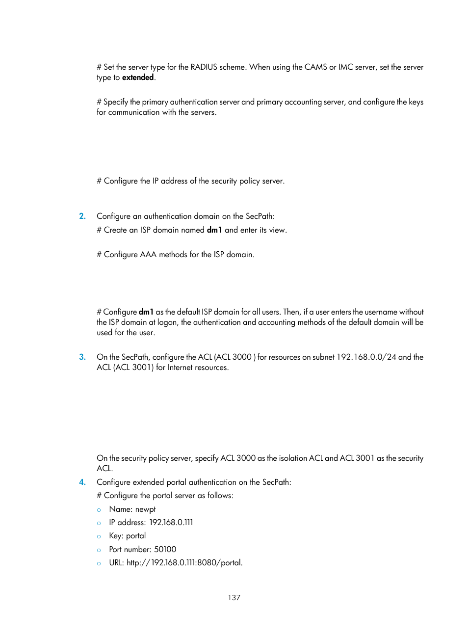 H3C Technologies H3C SecPath F1000-E User Manual | Page 147 / 273