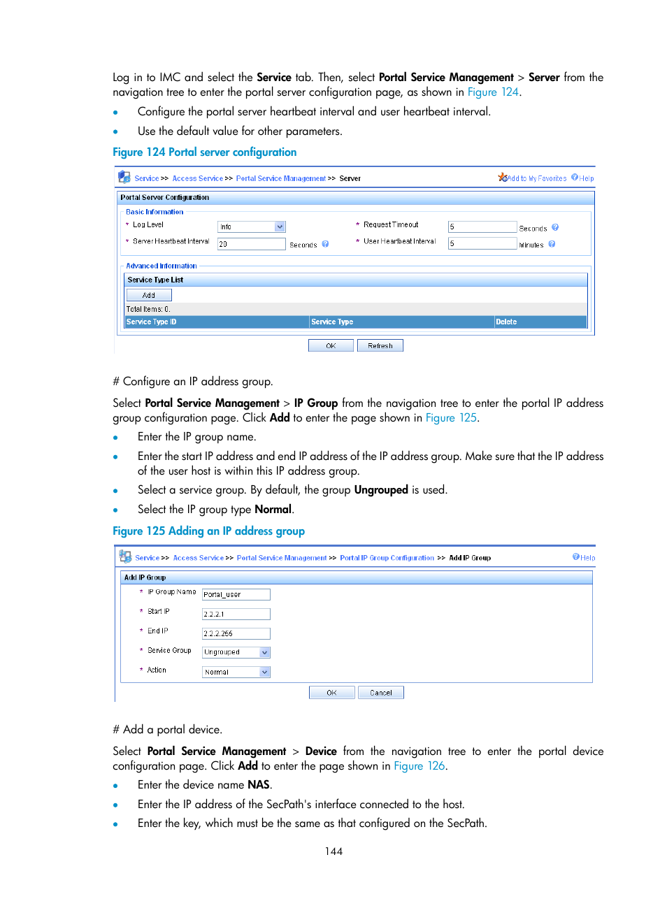 H3C Technologies H3C SecPath F1000-E User Manual | Page 154 / 273