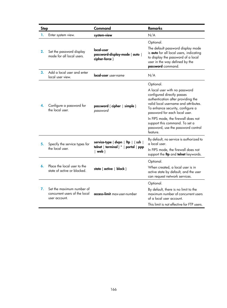 H3C Technologies H3C SecPath F1000-E User Manual | Page 176 / 273