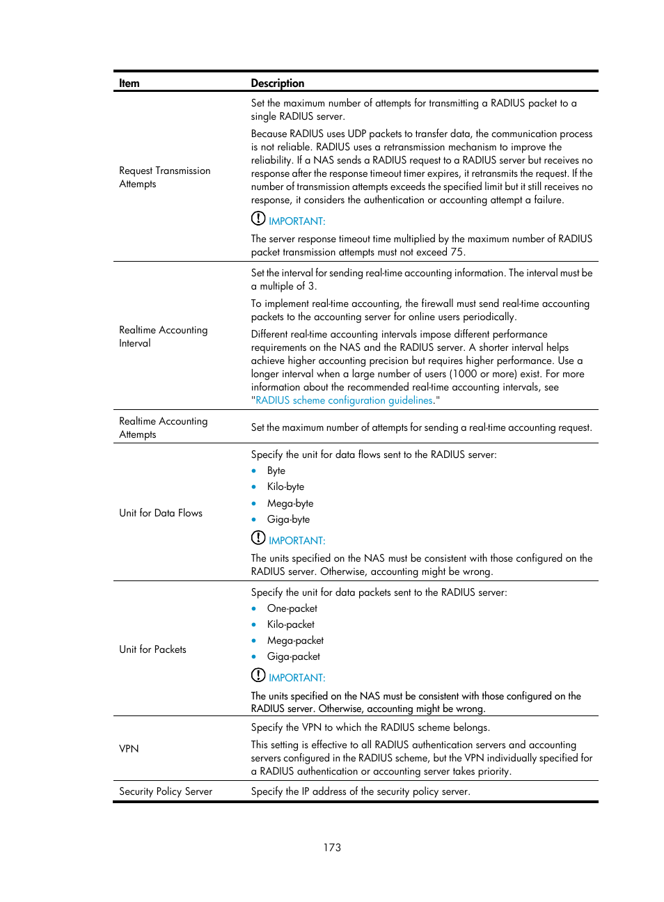 H3C Technologies H3C SecPath F1000-E User Manual | Page 183 / 273