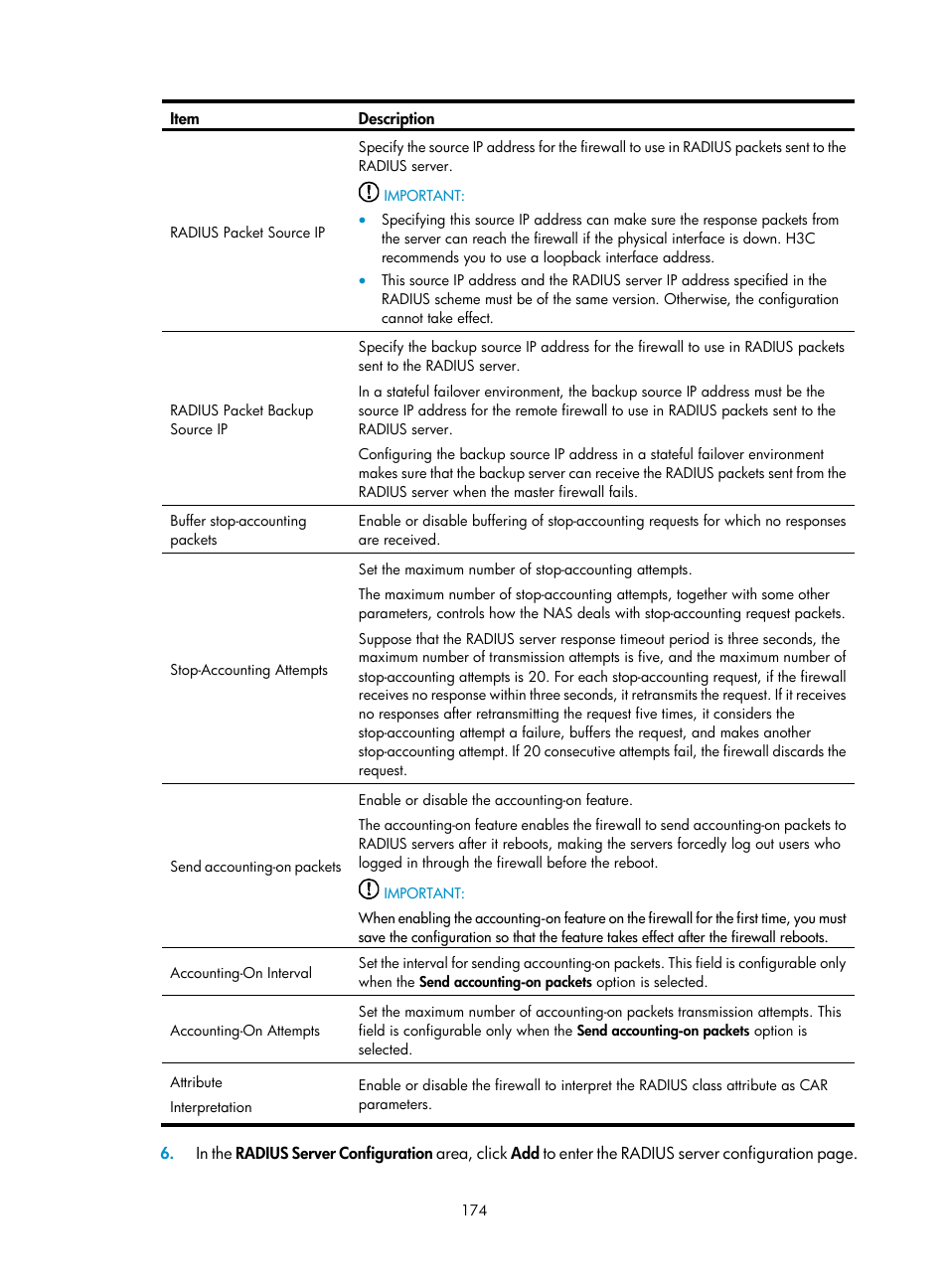 H3C Technologies H3C SecPath F1000-E User Manual | Page 184 / 273