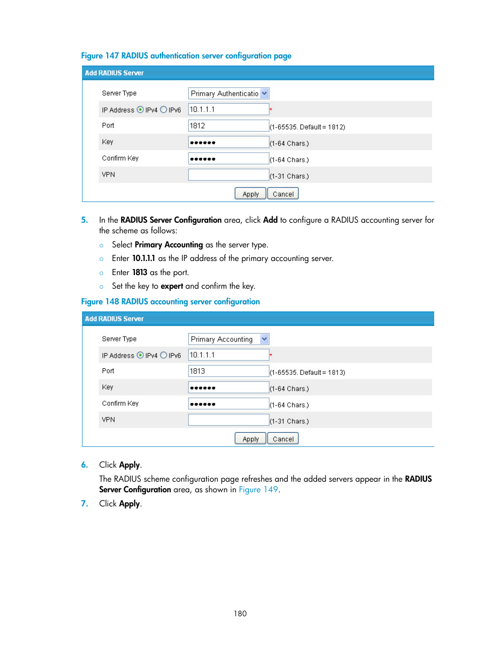 H3C Technologies H3C SecPath F1000-E User Manual | Page 190 / 273