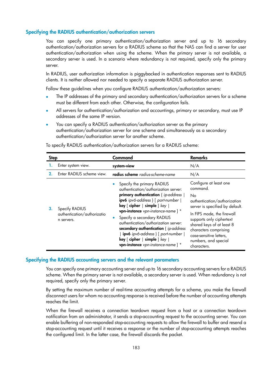 H3C Technologies H3C SecPath F1000-E User Manual | Page 193 / 273