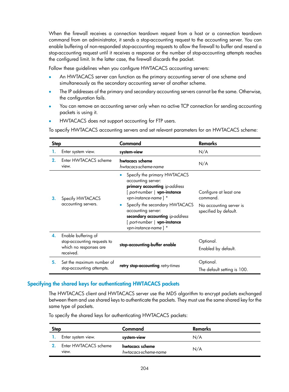 H3C Technologies H3C SecPath F1000-E User Manual | Page 214 / 273