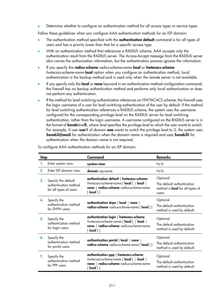 H3C Technologies H3C SecPath F1000-E User Manual | Page 221 / 273