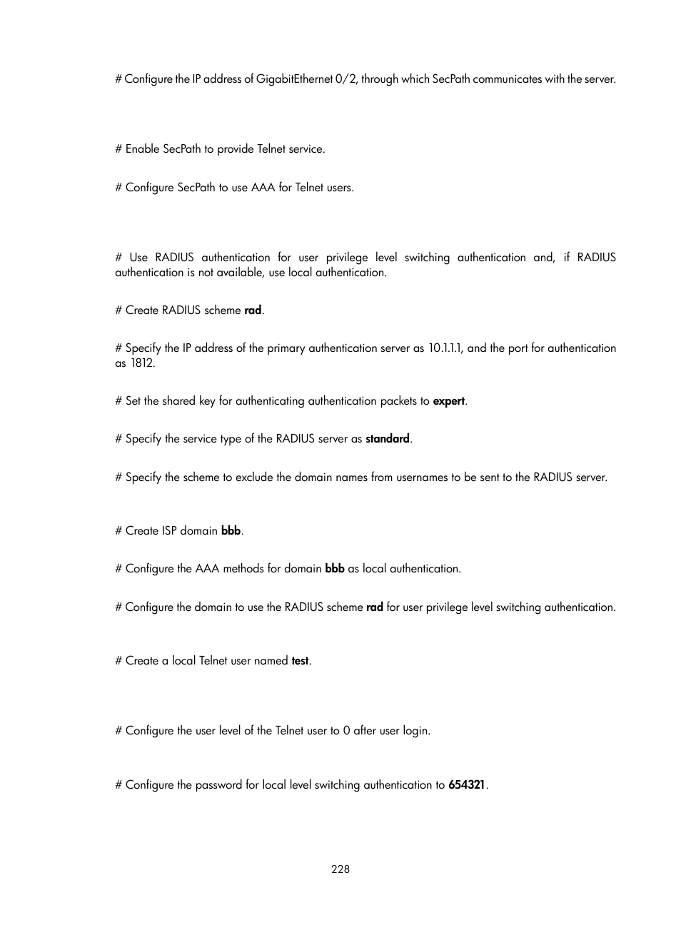 H3C Technologies H3C SecPath F1000-E User Manual | Page 238 / 273