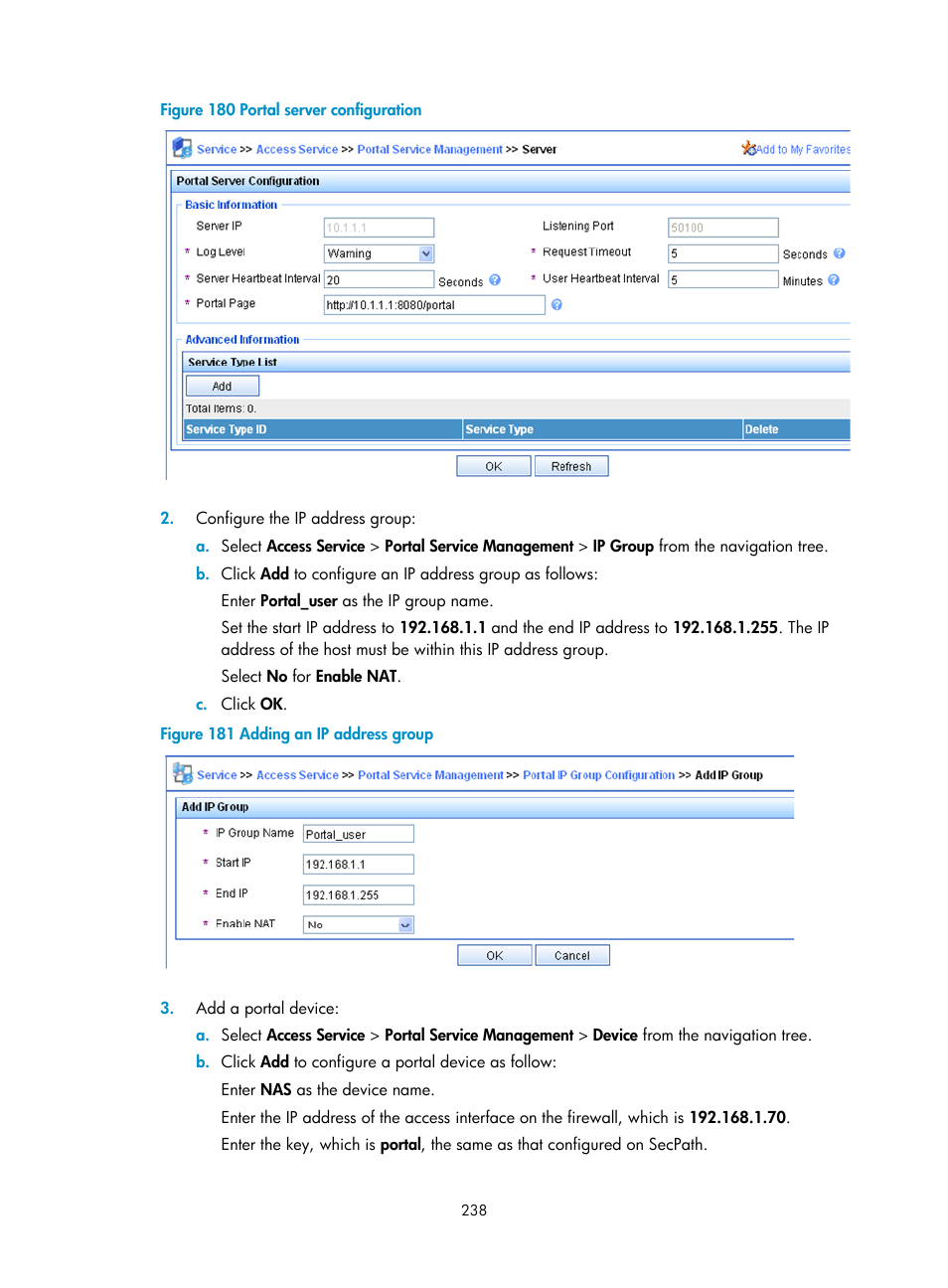 H3C Technologies H3C SecPath F1000-E User Manual | Page 248 / 273