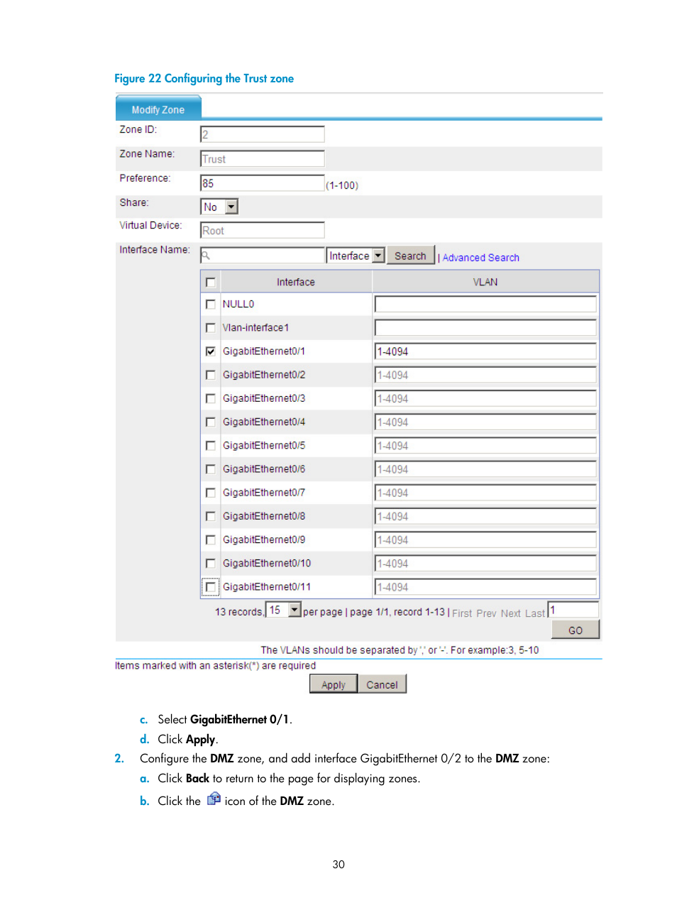 H3C Technologies H3C SecPath F1000-E User Manual | Page 40 / 273