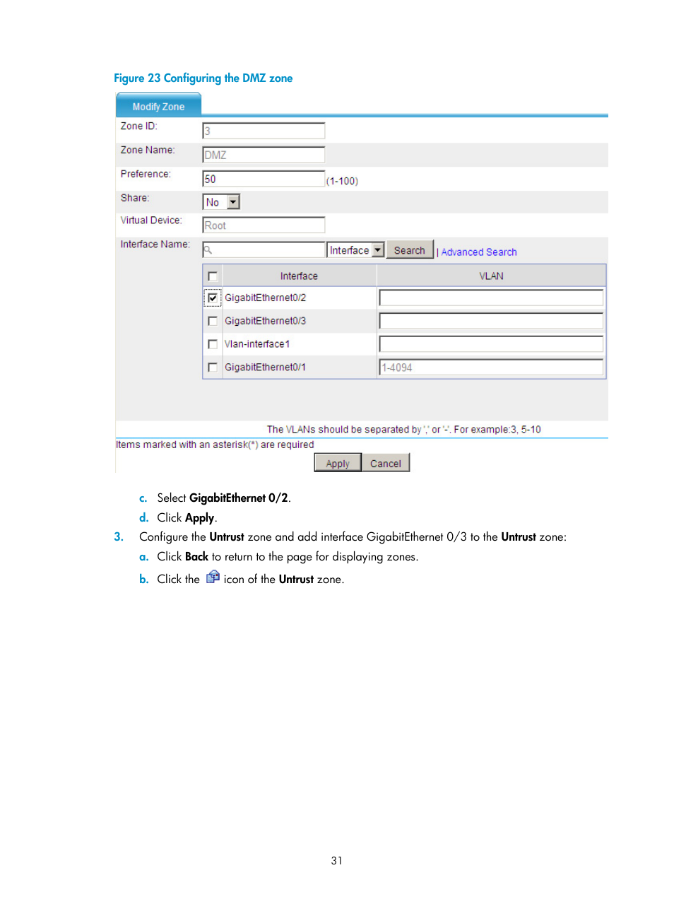 H3C Technologies H3C SecPath F1000-E User Manual | Page 41 / 273