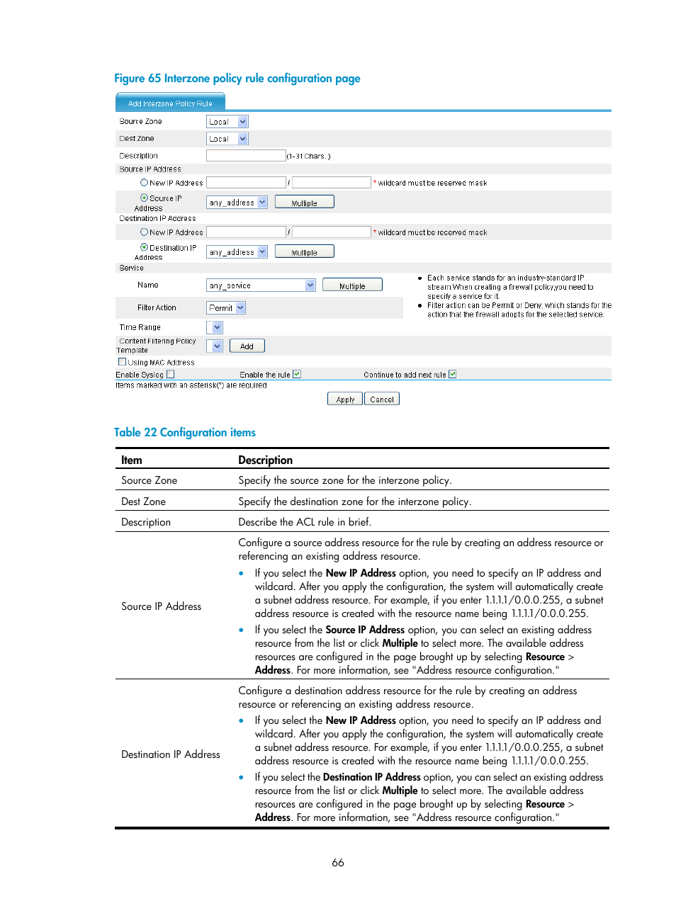 N in, Figure 65 | H3C Technologies H3C SecPath F1000-E User Manual | Page 76 / 273