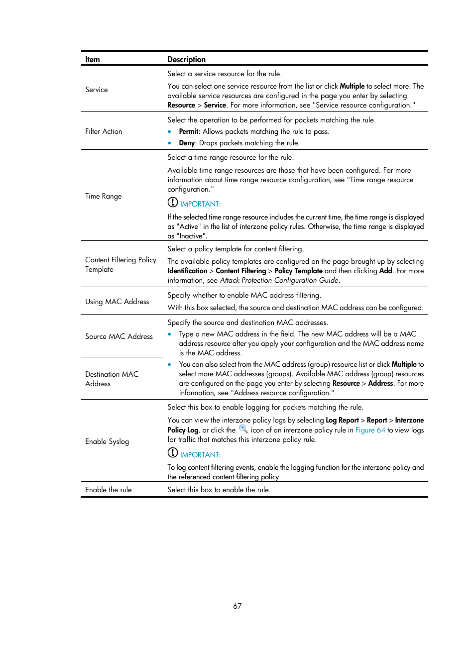 H3C Technologies H3C SecPath F1000-E User Manual | Page 77 / 273