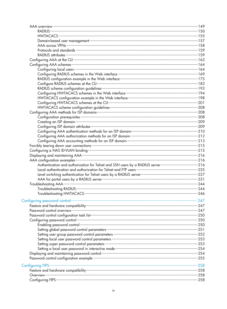 H3C Technologies H3C SecPath F1000-E User Manual | Page 9 / 273