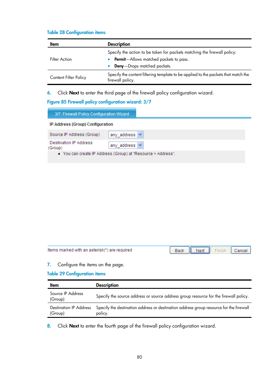 H3C Technologies H3C SecPath F1000-E User Manual | Page 90 / 273