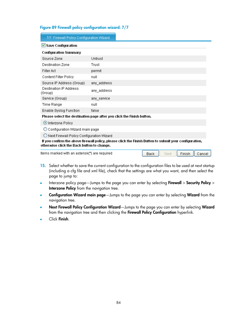 H3C Technologies H3C SecPath F1000-E User Manual | Page 94 / 273