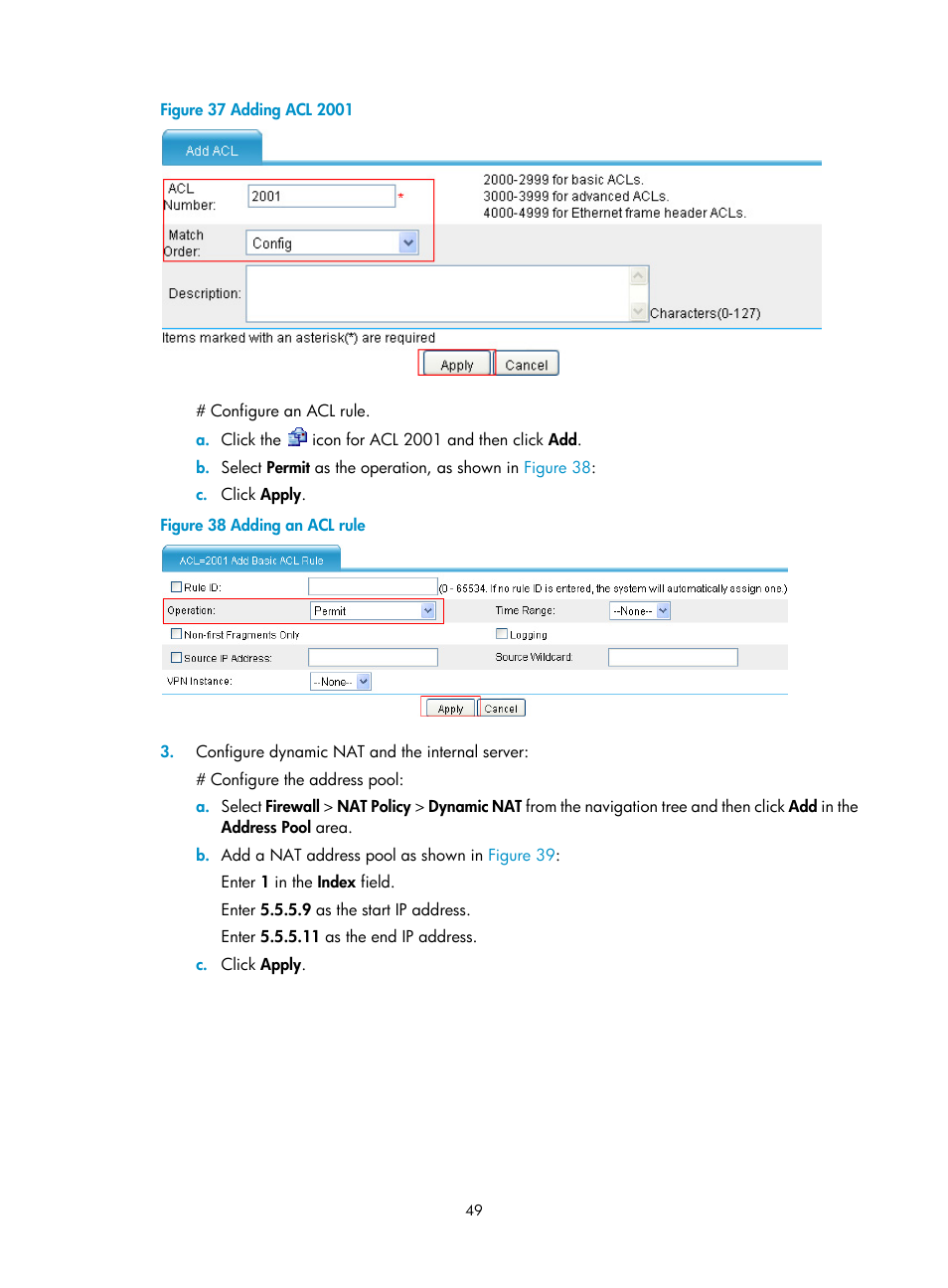 Figure 37 | H3C Technologies H3C SecPath F1000-E User Manual | Page 56 / 68