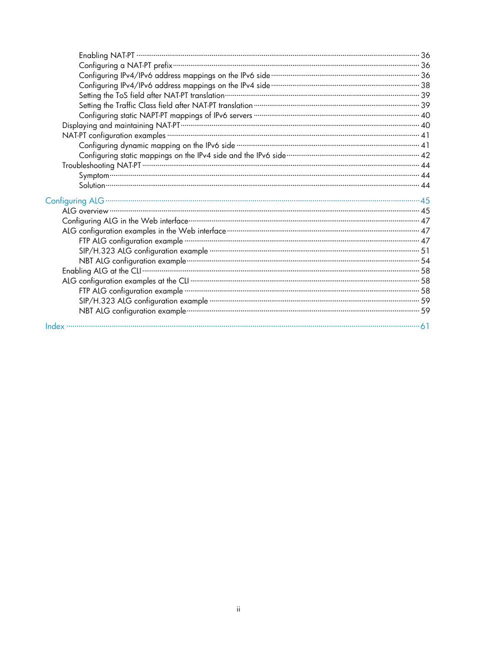 H3C Technologies H3C SecPath F1000-E User Manual | Page 7 / 68