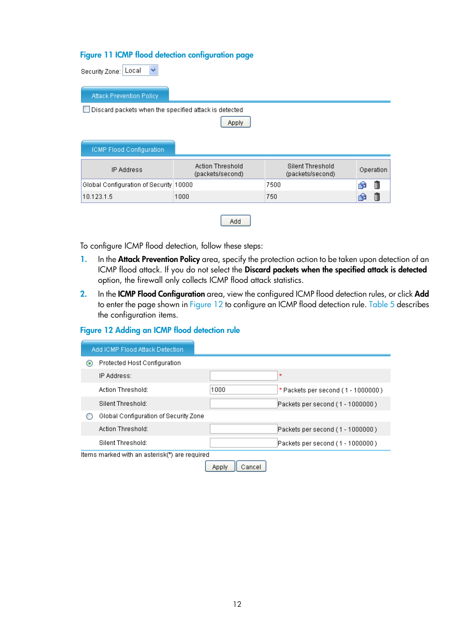 H3C Technologies H3C SecPath F1000-E User Manual | Page 20 / 99