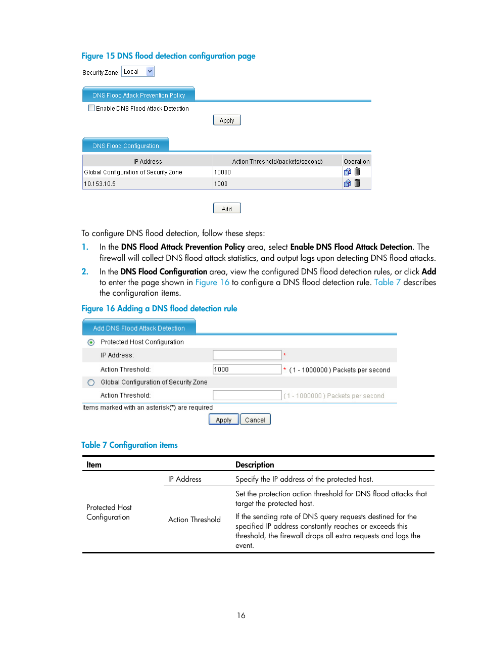 H3C Technologies H3C SecPath F1000-E User Manual | Page 24 / 99