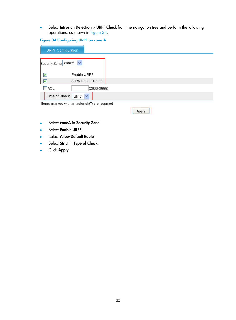 H3C Technologies H3C SecPath F1000-E User Manual | Page 38 / 99