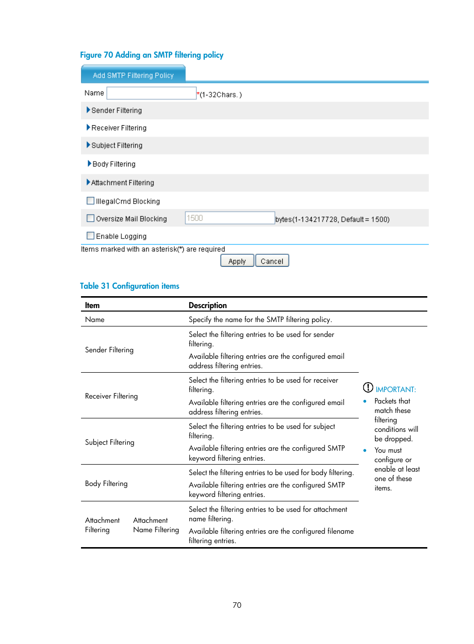 Figure 70 | H3C Technologies H3C SecPath F1000-E User Manual | Page 78 / 99