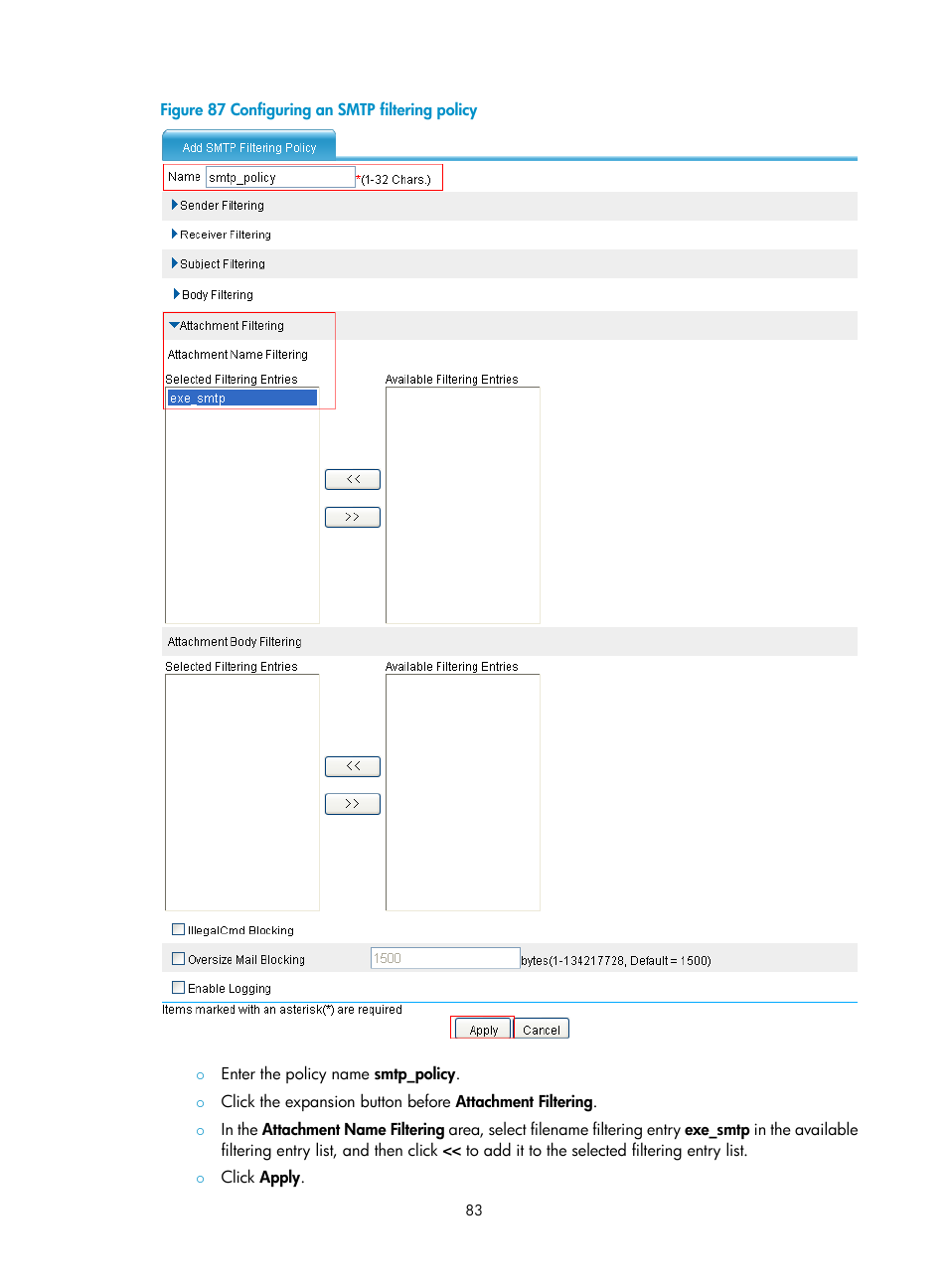 H3C Technologies H3C SecPath F1000-E User Manual | Page 91 / 99