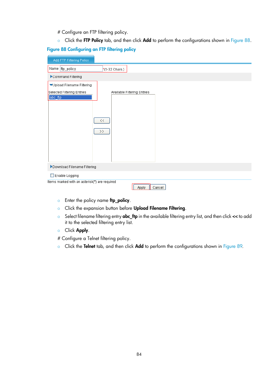 H3C Technologies H3C SecPath F1000-E User Manual | Page 92 / 99