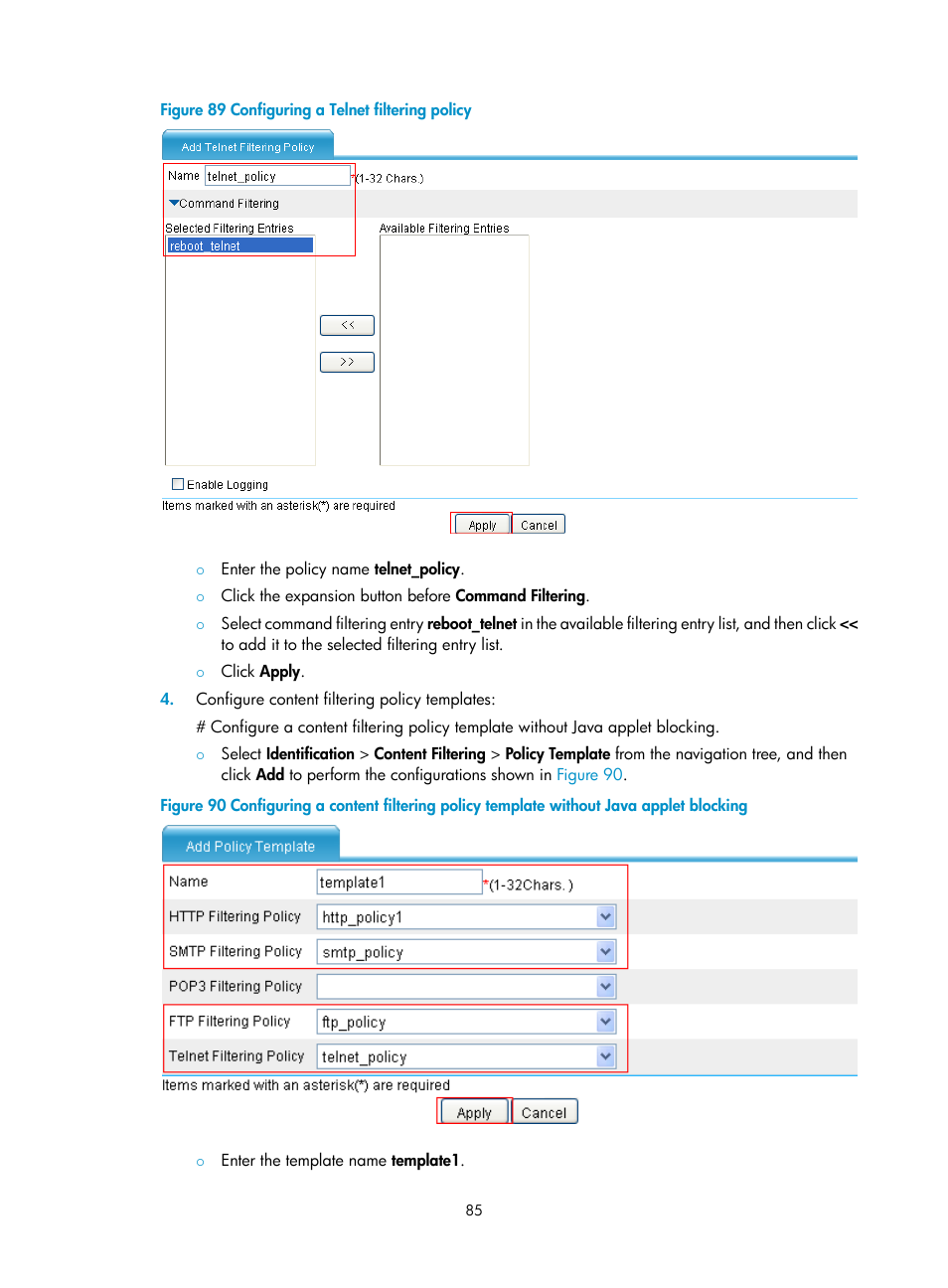 H3C Technologies H3C SecPath F1000-E User Manual | Page 93 / 99