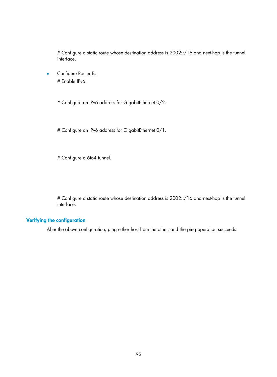 Verifying the configuration | H3C Technologies H3C SecPath F1000-E User Manual | Page 107 / 490