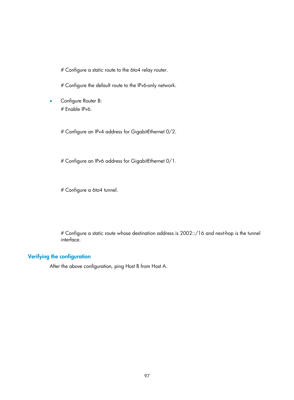 Verifying the configuration | H3C Technologies H3C SecPath F1000-E User Manual | Page 109 / 490