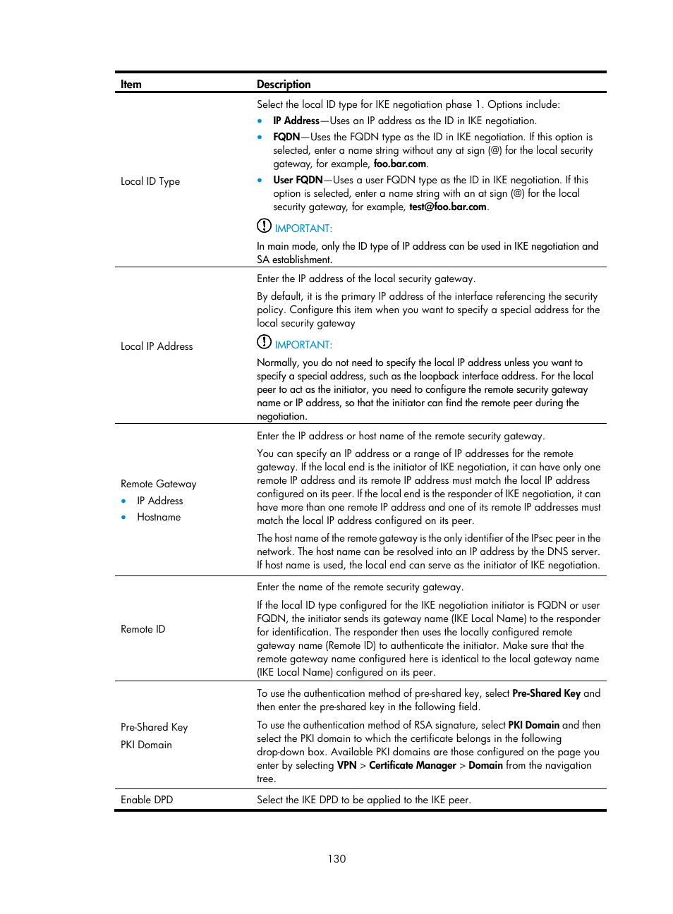 H3C Technologies H3C SecPath F1000-E User Manual | Page 142 / 490