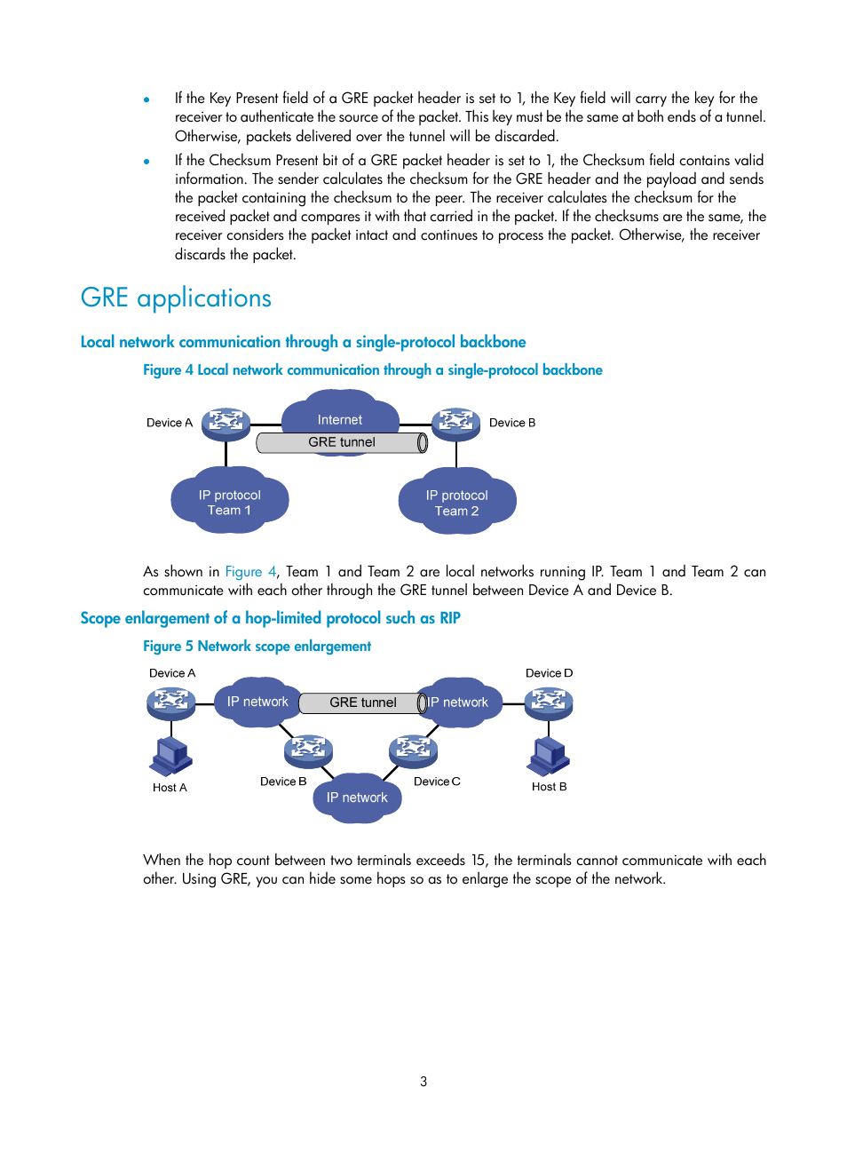 Gre applications | H3C Technologies H3C SecPath F1000-E User Manual | Page 15 / 490