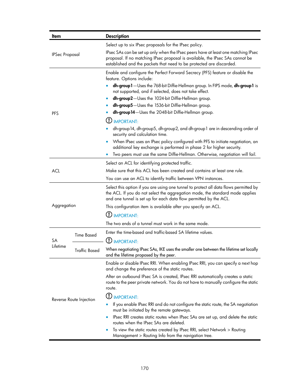 H3C Technologies H3C SecPath F1000-E User Manual | Page 182 / 490