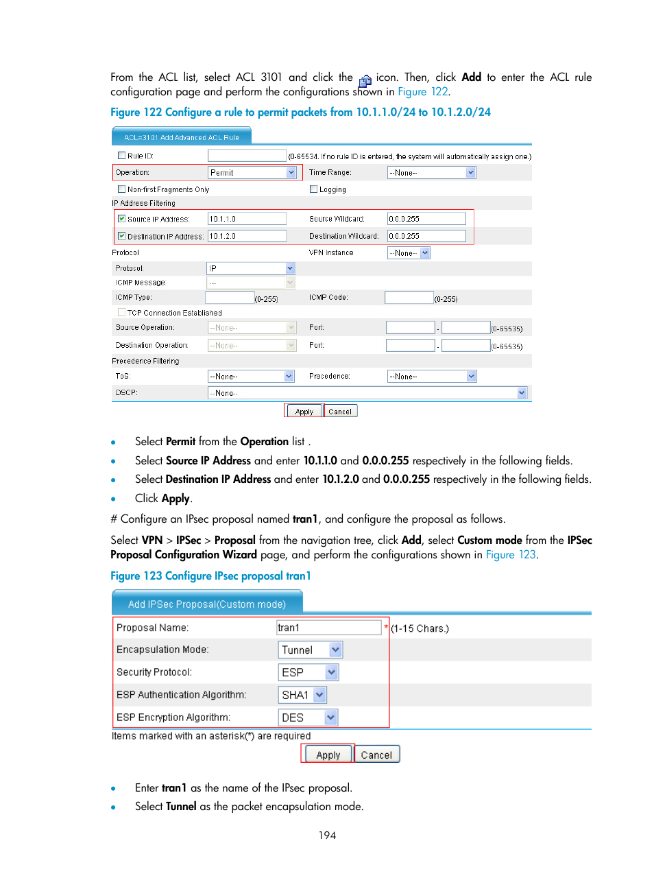 H3C Technologies H3C SecPath F1000-E User Manual | Page 206 / 490