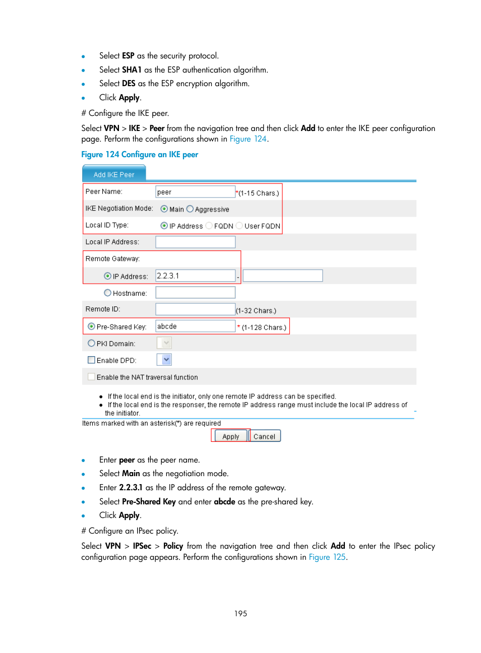 H3C Technologies H3C SecPath F1000-E User Manual | Page 207 / 490