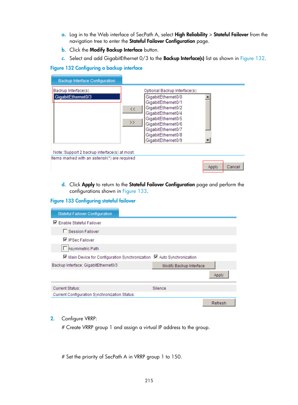 H3C Technologies H3C SecPath F1000-E User Manual | Page 227 / 490